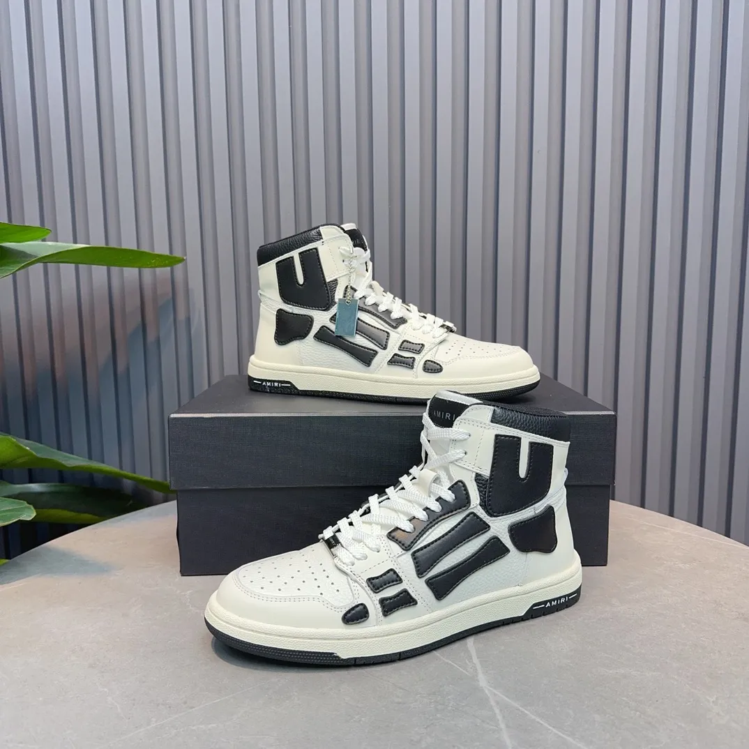 Men's shoes💰620💰 AMIRI AMIRI trendy brand hot sale🔥 Available all year round✅Couples💑 Official website synchronization Imported fabrics 1⃣️ratio 1⃣️Re-engraved, original factory special original sole, 35-45 (38.45. Non-refundable)